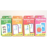 Numbers Addition Multiplication Alphabet Picture Learning Flash Cards SE... - $22.76