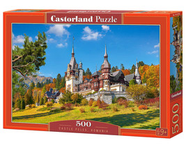 500 Piece Jigsaw Puzzle, Castle Peles, neo-Renaissance castle, Romania ,... - $19.73