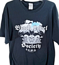Black Label Society T-Shirt Size Large Black Lords of Destruction Double Sided - £15.41 GBP