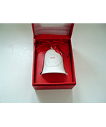 Hallmark porcelain dated bell 2007 holiday ornament in original box  - $19.79