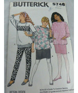 Butterick 5748 Vintage 1980s Girls Dress Pants Top Size 7 8 10 Moderate ... - $13.56 CAD