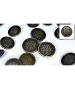Set of Die Cast Metal Blazer Buttons A429-AG Bronze Colour 3L/7S ø20mm, ... - £14.21 GBP