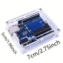 3Pcs Uno r3 acrylic case. Delicate Transparent Acrylic Shell Box For Arduino - £7.32 GBP