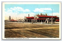 Alvarado Hotel and Depot Albuquerque NM New Mexico UNP WB Postcard V13 - £3.38 GBP