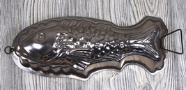 Vintage￼ Copper Cake Pudding Jelly Mold Fish Shape 13” Long - $17.82
