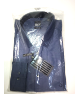 New William Rast Mens Dress Shirt color Navy slim fit XL. 17&quot;-17.5&quot; 34/35 - £23.63 GBP