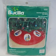 Bucilla Christmas Heirloom Bethlehem Tree Skirt Kit 82167 45&quot; Round - $48.99