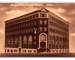 Army Navy YMCA Building Bremerton Washington WA UNP Sepia Artvue Postcar... - $15.31