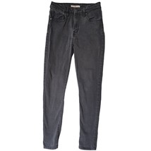 Levis 721 Womens High Rise Skinny Black Denim Jeans Size 29 Stretch - £35.42 GBP