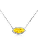 Women Fashion Pendant Necklace Platinum plated Gold Plated 18K Lover (Ye... - £19.02 GBP