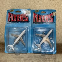 2 Road Champs Flyers Commercial Aircrafts DieCast Meridian &amp; Global Air NIP - £9.46 GBP