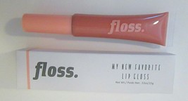 Floss Beauty My New Favorite Lip Gloss LAX Authentic (Box Shelf Wear) 0.... - £5.57 GBP