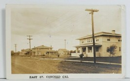 Rppc East St Concord California Street Scene 1914 To Richfield Pa Postcard P7 - £39.12 GBP