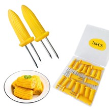 20 Pcs/Set Corn On The Cob Holders, Stainless Steel Heat Resistant Non S... - $14.99