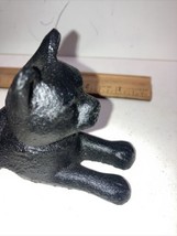 Black Cast Iron Heavy Dog Rottweiler Lab Door Stopper - £21.17 GBP