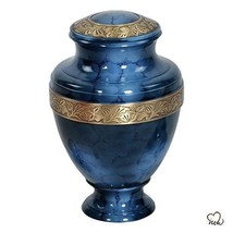 Midnight Iris Brass Cremation Urn - $24.99+