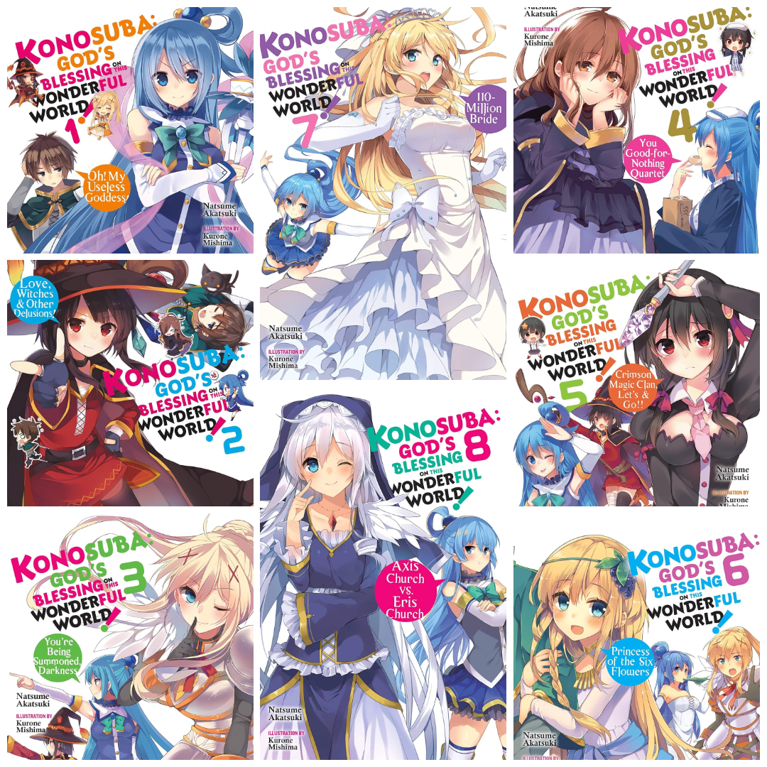 LIGHT NOVEL - Konosuba : God’s Blessing on This Wonderful World Vol.1 ...
