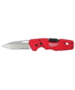 Milwaukee FASTBACK Utility Knife Folding Bottle Opener Flip Open 3&quot; Blad... - $600.95 MXN