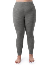 Fruit of the Loom Women&#39;s Eversoft Waffle Thermal Pants Gray Size S (4-6) - $13.85