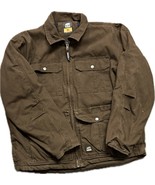 Berne Brown Work Jacket Concealed Carry Quilted Lined Barn - Men&#39;s XL - $49.45