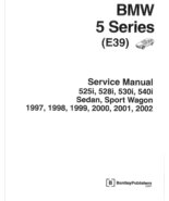 BMW 5-Series(E39) 1997-2002 Service and Repair Manual (on CD) - $16.41 CAD