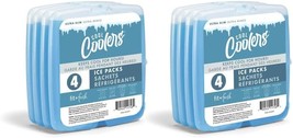 Cool Coolers By Fit + Fresh, Reusable &amp; Long-Lasting Slim Ice, Blue 8 Pack - $29.99