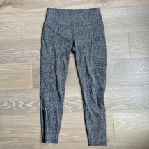 ATHLETA Women&#39;s Delancey Textured Moto Tight Legging Braiden Black Mediu... - $39.99