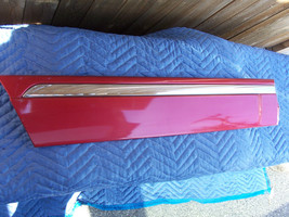 1998 Lincoln Continental Red Right Rear Door Molding Trim Oem Used Orig Part - £117.76 GBP