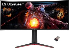 LG 34&quot; Ultragear Curved Gaming Monitor, 21:9 QHD(3440 x 1440) Display, s... - $12,742.33 MXN