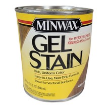 Minwax Gel Stain for Interior Wood Surfaces 1 Quart Aged Oak dented - $50.43