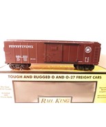 MTH TRAINS RAILKING-30-7487 PENNSYLVANIA BOXCAR   0/027- LN - BOXED- H1 - $518.20 MXN