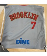 Brooklyn Cyclones Dime Promo Drawstring #7 Jersey Back Pack Book Kids Ba... - $460.16 MXN