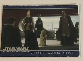 Attack Of The Clones Star Wars Trading Card #25 Samuel L Jackson Natalie Portman - $1.49