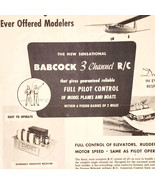 1974 Babcock Radio Engineering Airplane Model Advertisement Aviation Kit... - $40.73 CAD