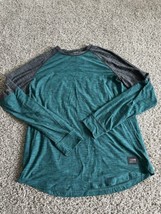 American Eagle T Shirt Mens Size large Green Gray Long Sleeve Active Flex - £7.58 GBP