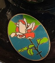 VALLEY CASTING ROSE &amp; CROSS MOTHERS DAY PIN - 4 COLORS, METAL &amp; ENAMEL, ... - $4.99