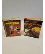 Vintage Walt Disney Mickey Mouse Tales &amp; Silly Symphonies Miniature Edit... - £15.80 GBP
