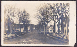 Lovell, ME Pre-1907 Und/B RPPC - Dirt Road, Main Street View Photo Postcard - £11.53 GBP