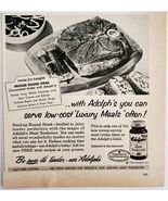 1956 Adolph's Seasoned Meat Tenderizer Advertisement Vintage Spices Herb... - $183.92 MXN 1956 Adolph's Seasoned Meat Tenderizer Advertisement Vintage Spices Herb... - $183.92 MXN