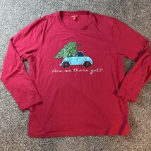 Family PJs Macy’s “Are We There Yet?” XL Long Sleeve Top Shirt Men Chris... - $15.36 CAD