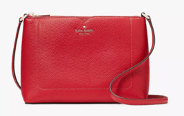 Kate Spade Harlow Crossbody Cherry Pebbled Leather WKR00058 NWT $279 FS - $107.90