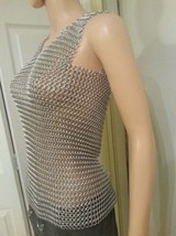 Adults Chainmail Shirt Tank / Sleeveless Tunic For Women Aluminium Comfo... - $103.91