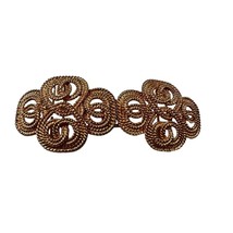 Gold Tone Scroll Clover Belt Buckle - $253.22 MXN
