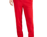 ID Ideology Men&#39;s Solid Fleece open Cuff  Pants in Licorice Red-2XL - $18.97