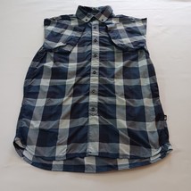 The North Face Men's Blue & White Check Button-Down Collar Shirt Size Small image 10