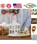 Chic 7.5 Inch Vintage Distressed Lantern - Ideal for Weddings and Home D... - $350.07 MXN