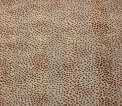 Colefax And Fowler Malabar Beige Animal Stripe Velvet Fabric Remnant 24&quot;L X 52&quot;W - £77.21 GBP