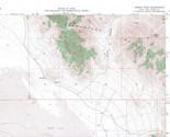 Messix Peak, Utah 1968 Vintage USGS Topo Map 7.5 Quadrangle - Shaded - $23.99