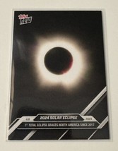2024 Solar Eclipse Limited Edition Card SOL1 Topps Now Baseball Print Run 23,899 - £11.14 GBP