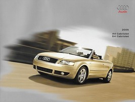 2005 Audi A4 S4 CABRIOLET brochure catalog US 05 1.8T 3.0 4.2 - $10.00